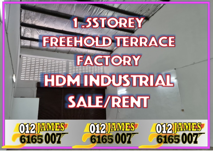 1.5 Storey Freehold Terrace Factory HDM Industrial Park Klang, Property ...