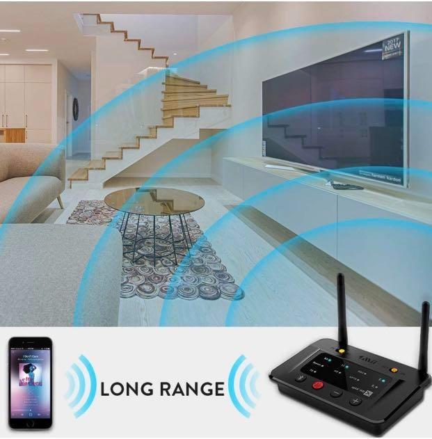 1Mii B03Pro Long Range Bluetooth transmitter and receiver for tv, audio