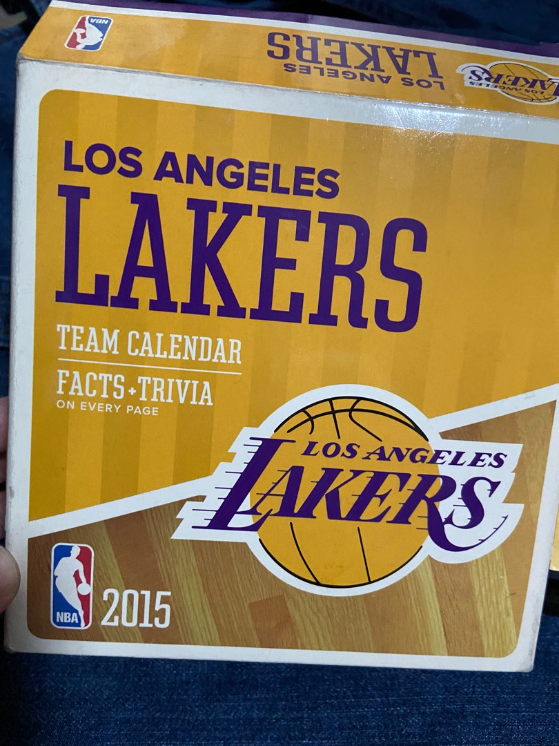 2015 LAKERS CALENDAR FACTS AND TRIVIA, Hobbies & Toys, Memorabilia