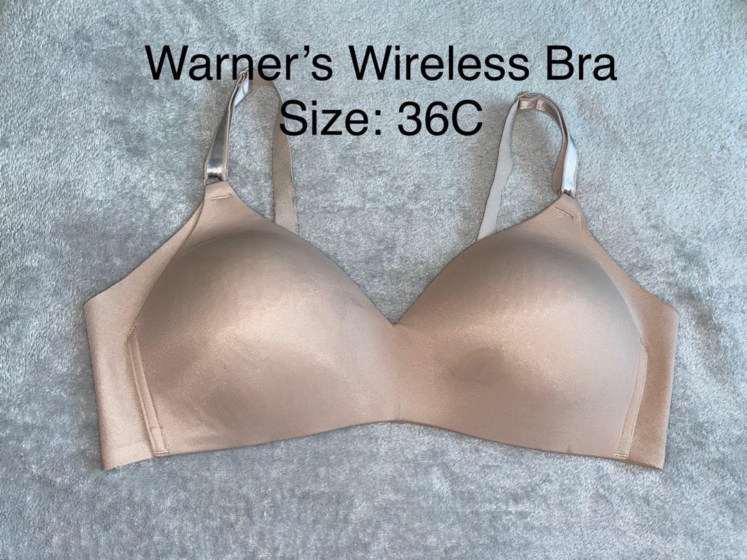 36C Warners Nonwire Seamless Bra, Women's Fashion, Undergarments