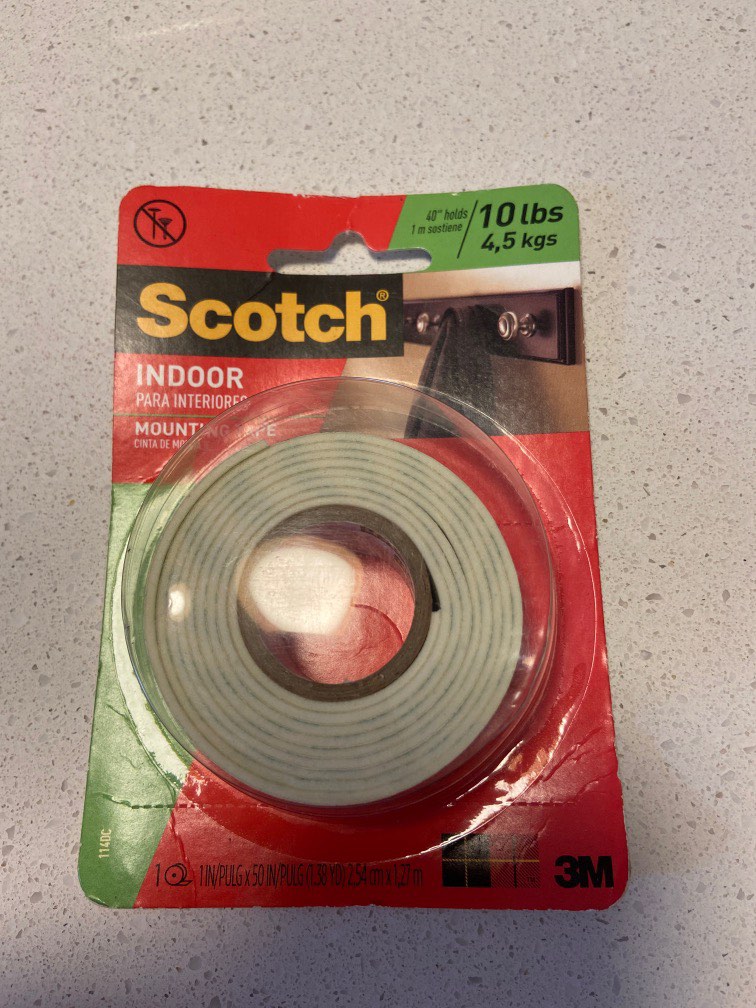 3M Scotch mounting tape, Furniture & Home Living, Home Improvement