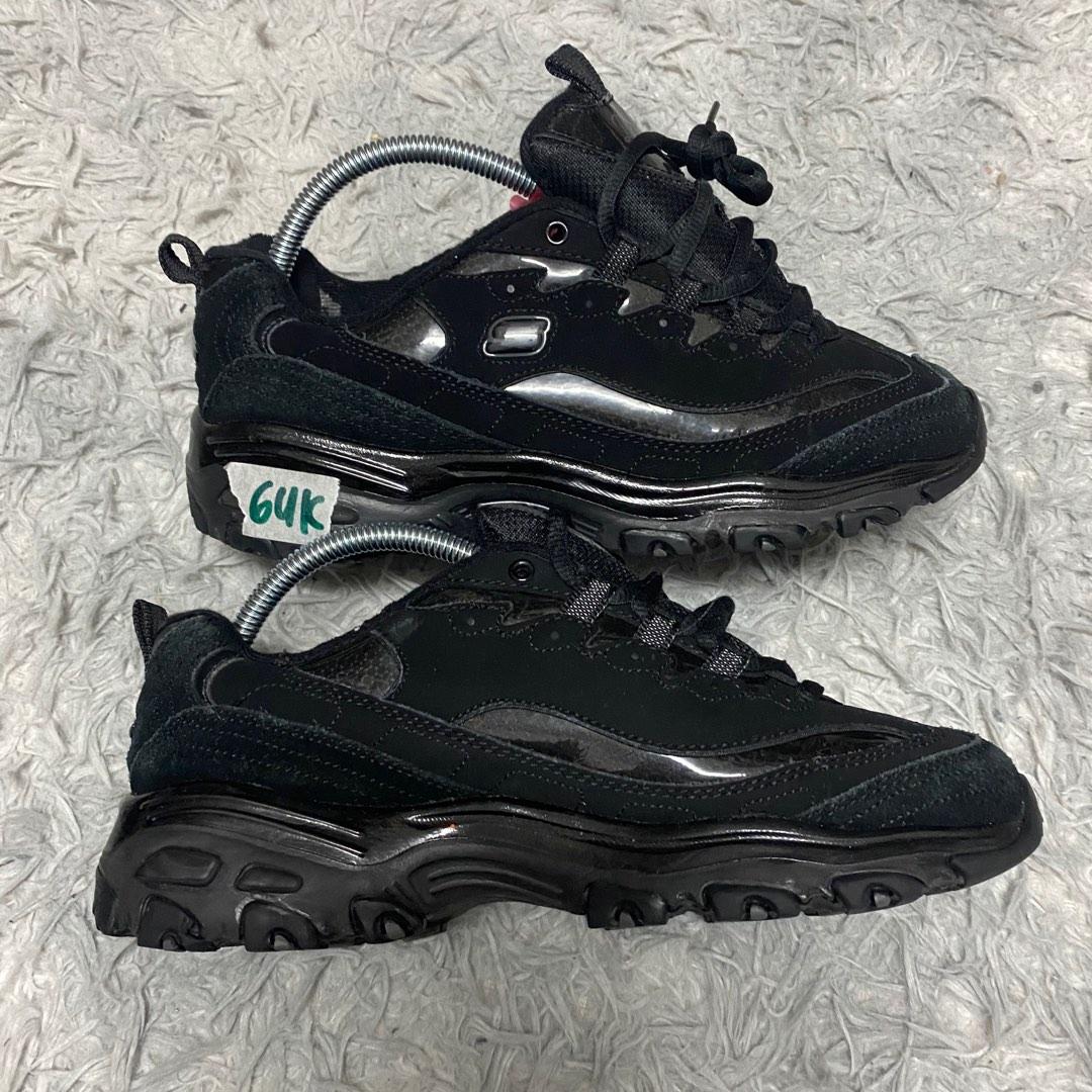 6uk skechers delight triple black Men s Fashion Footwear