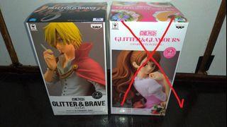 已拆 代理 海賊王 GLITTER&BRAVE G&B A款 香吉士