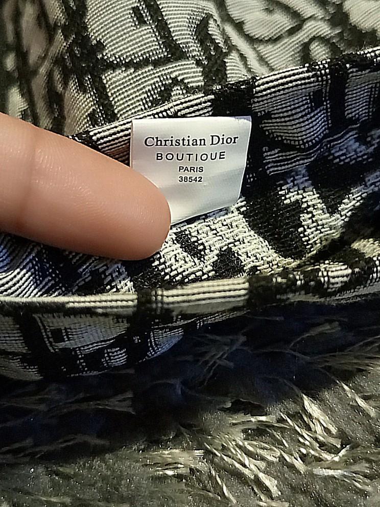 Authentic Christian Dior Boutique Black Leather Handbag Bag Paris   Artedeco  Online Antiques