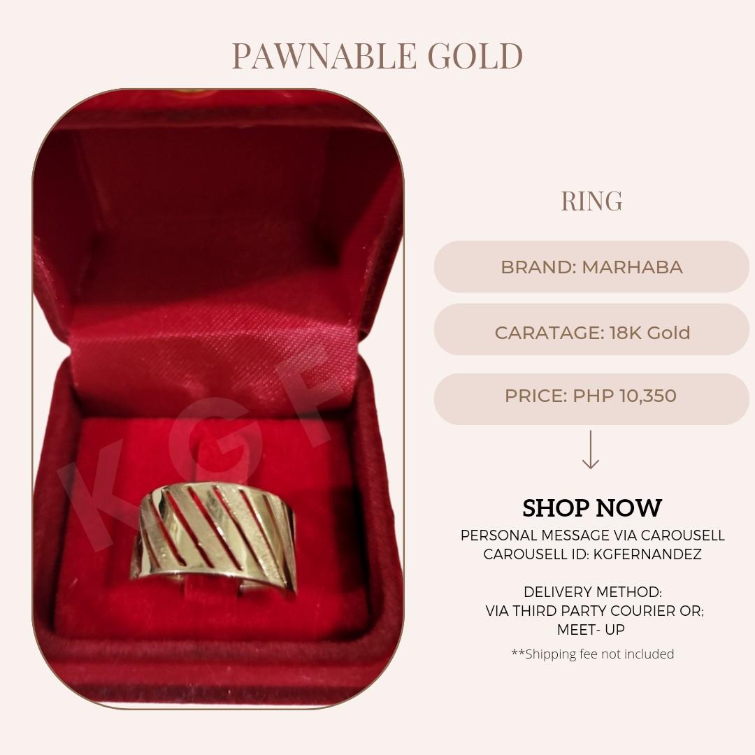 💯 Pawnable Gold Ring, Women's Fashion, Jewelry & Organizers, Rings on