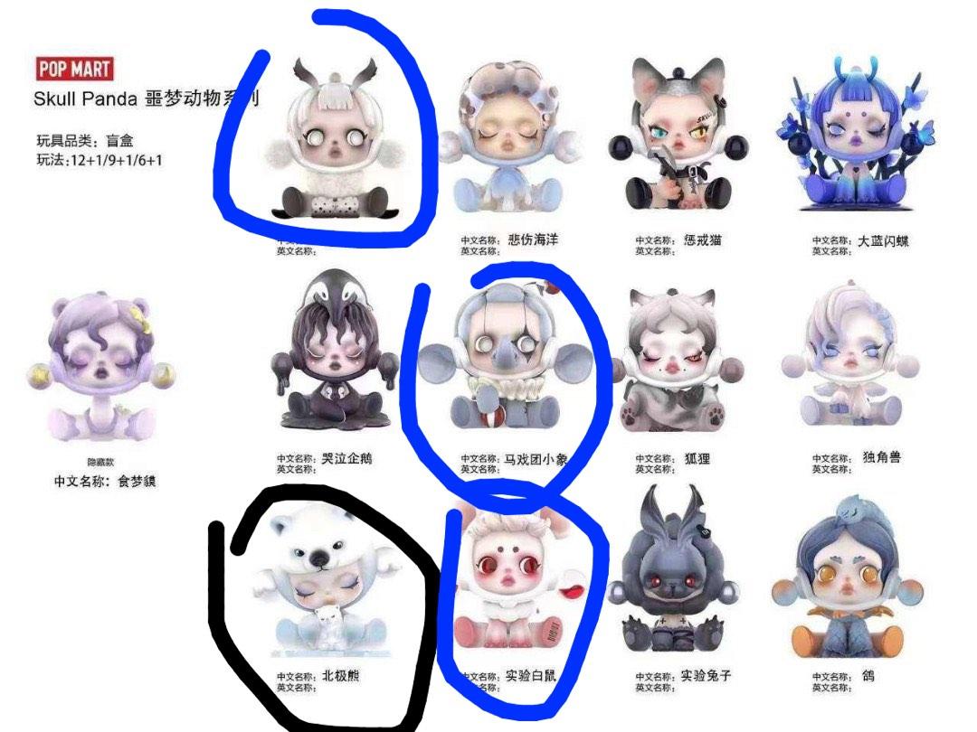 換 賣skullpanda 食夢動物北極熊 興趣及遊戲 玩具 遊戲類on Carousell