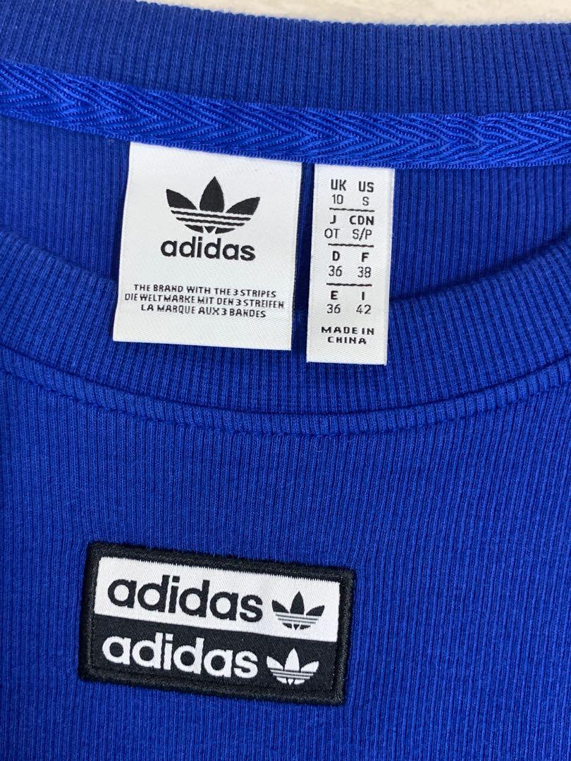 Adidas originals tape store t-shirt logo dress