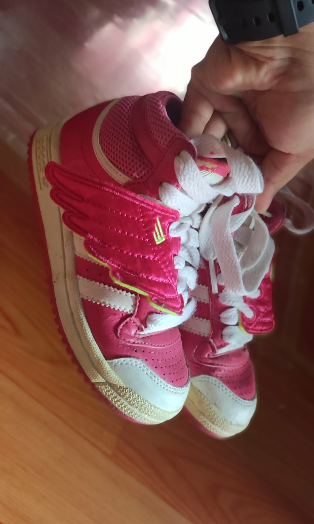 Adidas pink top ten for kids on Carousell