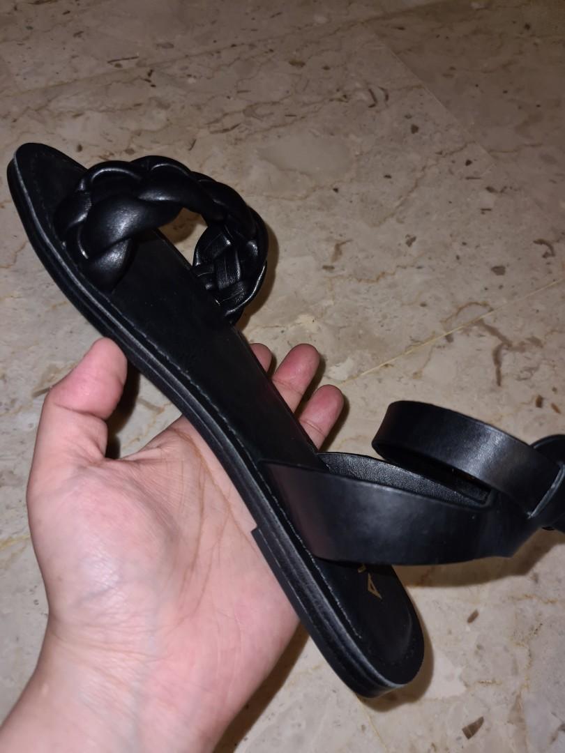 Aldo open on sale toe flats
