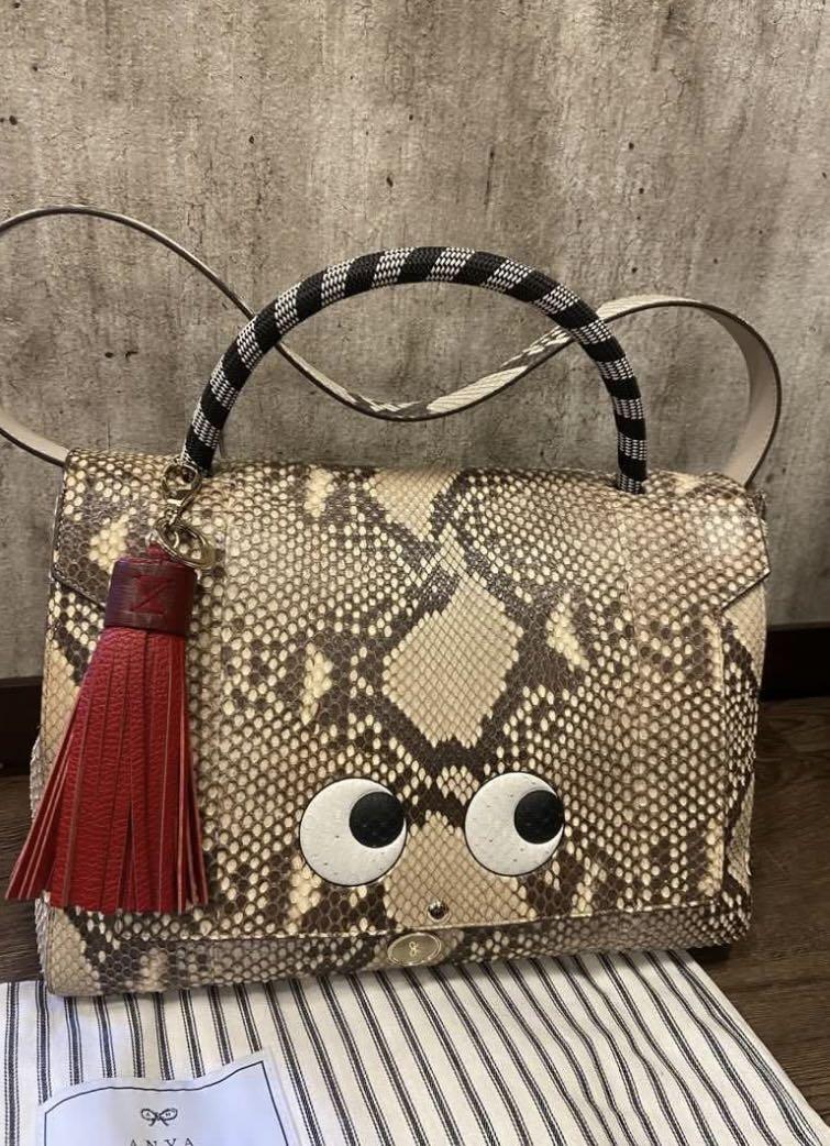 Anya hindmarch snakeskin bag store