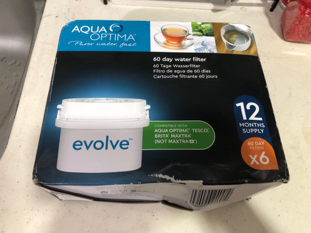 Aqua optima evolve water filter, Furniture & Home Living, Kitchenware