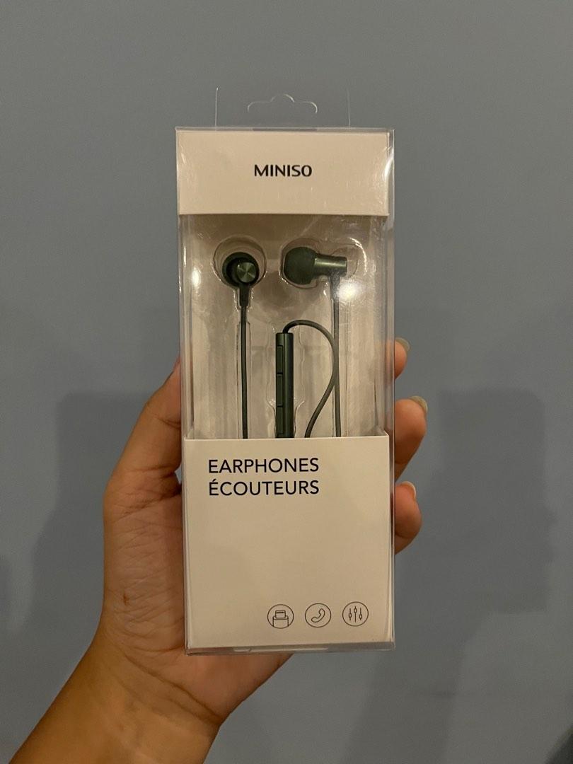 Army Green Miniso TypeC Earphones, Audio, Earphones on Carousell