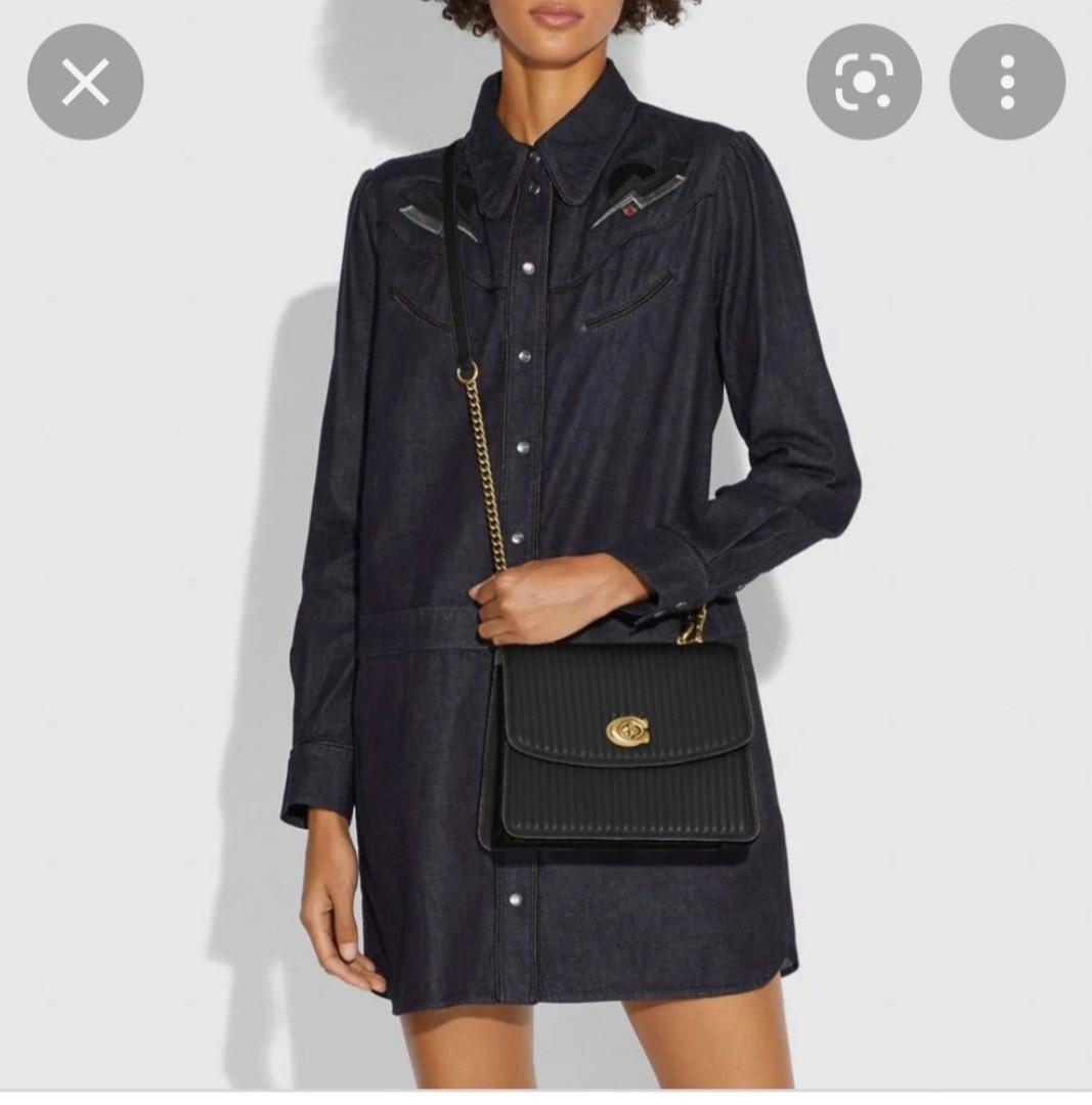 Quilted sales parker coach