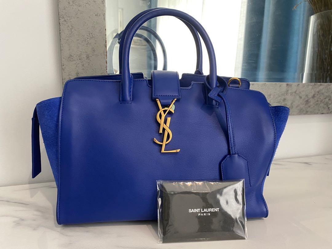 Authentic Yves Saint Laurent YSL Downtown Cabas and Suede, Luxury, Bags &  Wallets on Carousell