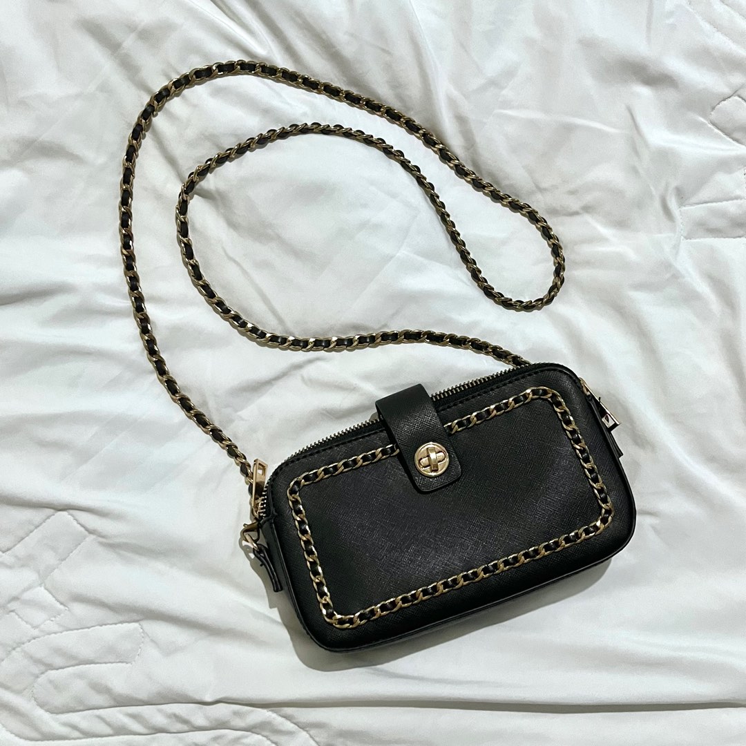 Authentic ZARA Crossbody Wallet Bag, Women's Fashion, Bags & Wallets