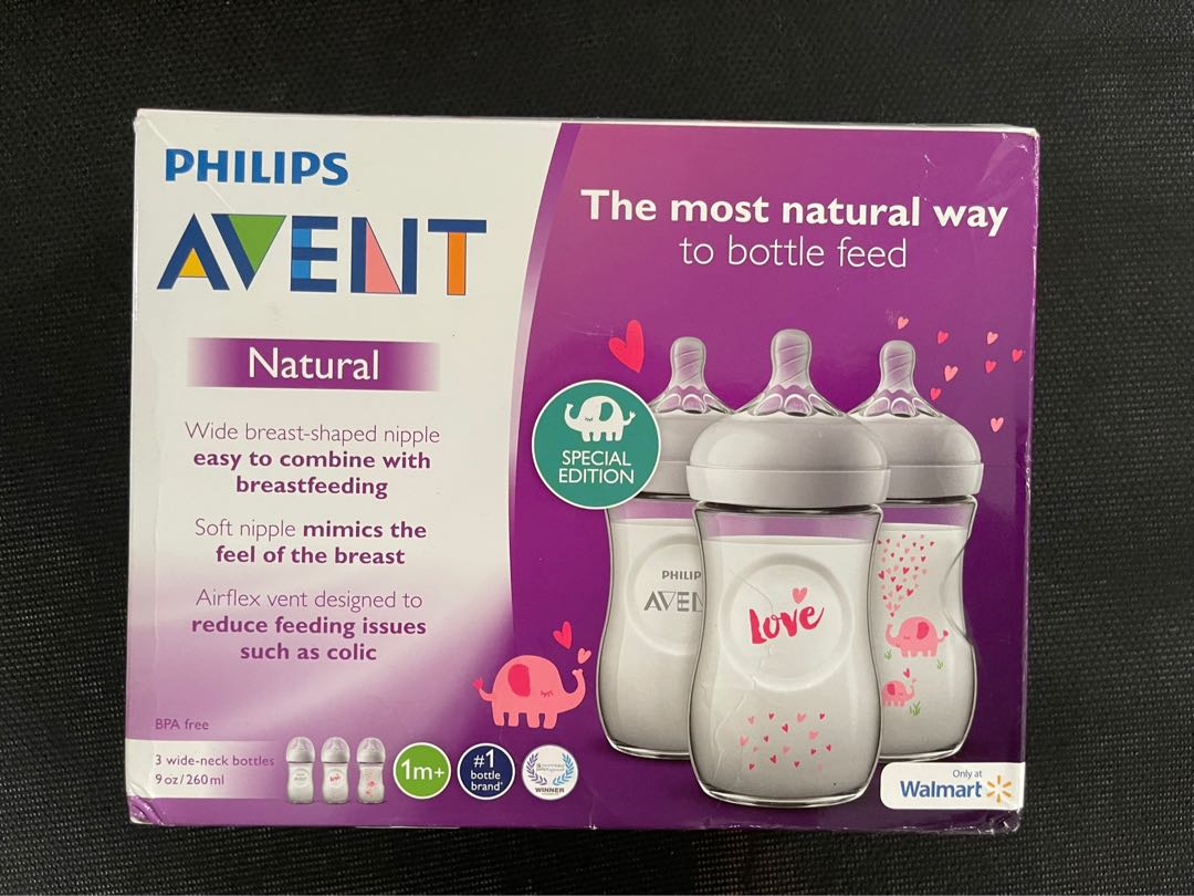 Avent Natural 3x260ml Special Edition, Babies & Kids, Nursing & Feeding ...
