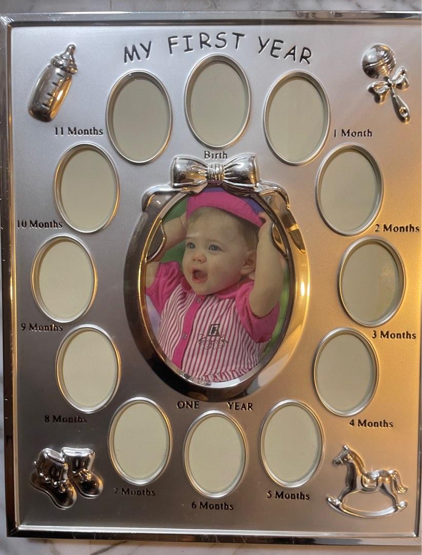 Baby 1st Year Photo Frame, Furniture & Home Living, Home Decor, Frames