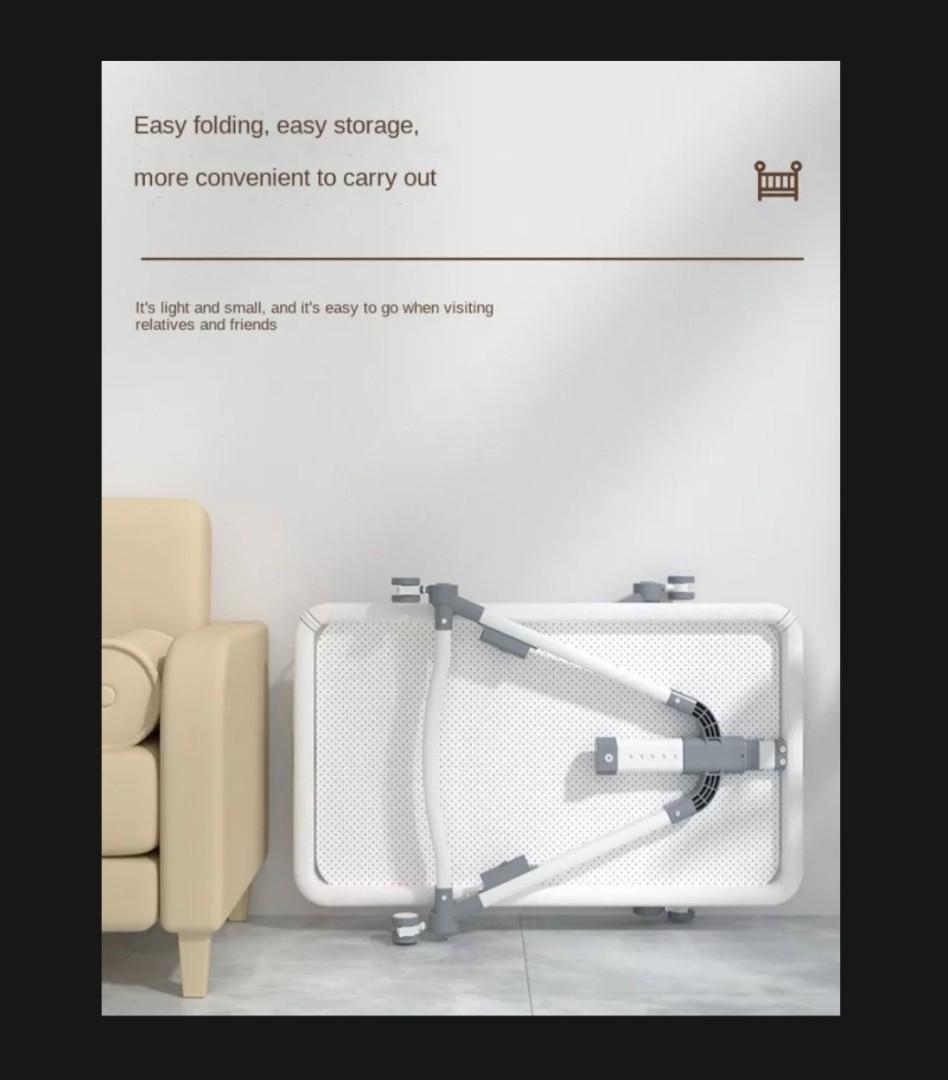 Baby crib, foldable, rocking, tilting, Babies & Kids, Baby Nursery