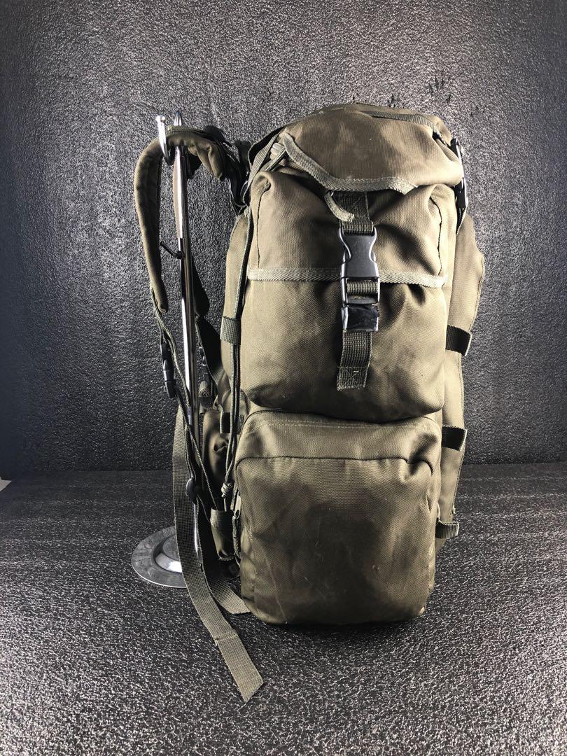 Backpack Military, Fesyen Pria, Tas 