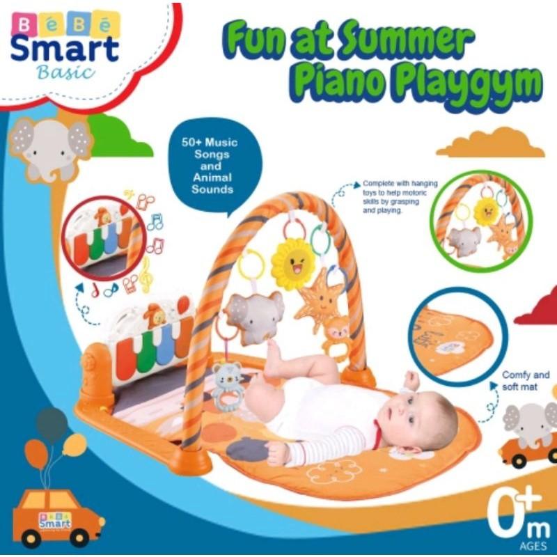 Bebe Smart Piano Play Gym Matt Orange