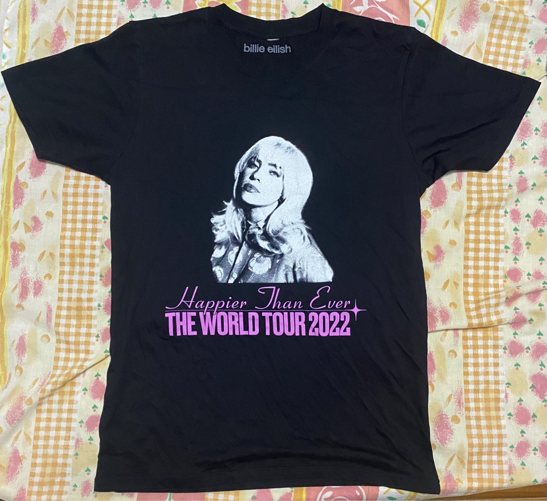 billie eilish world tour shirt
