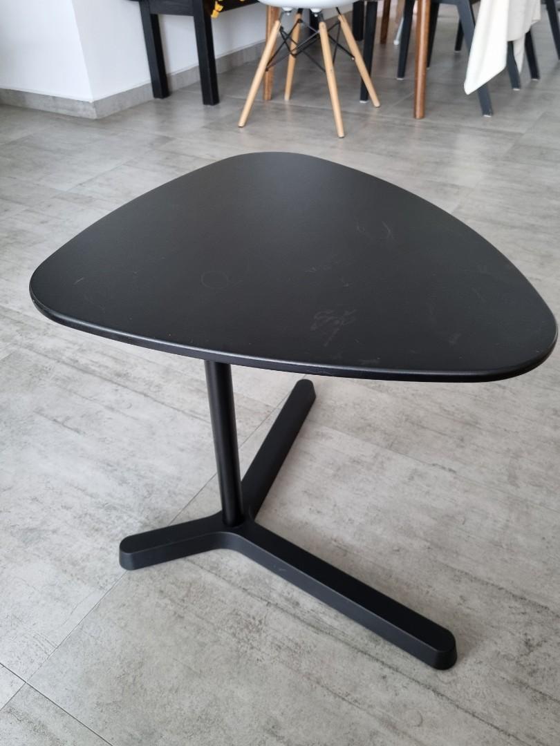 Black Svartasen Laptop Stand/ Side Table from Ikea, Furniture & Home