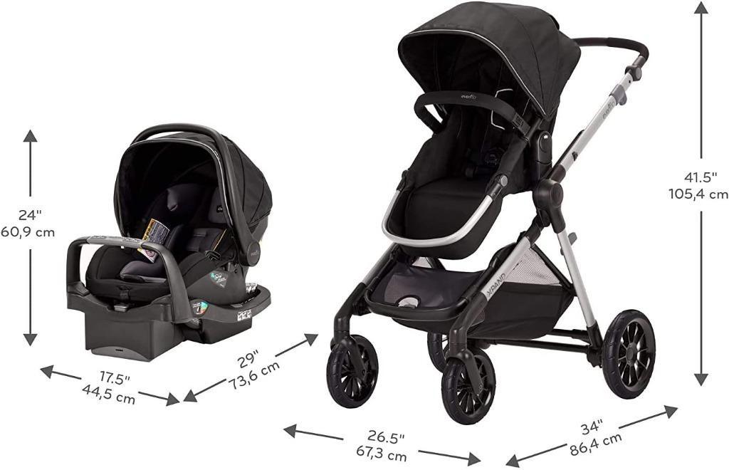 [BML] Evenflo Pivot Xpand, SingletoDouble Convertible Baby Stroller