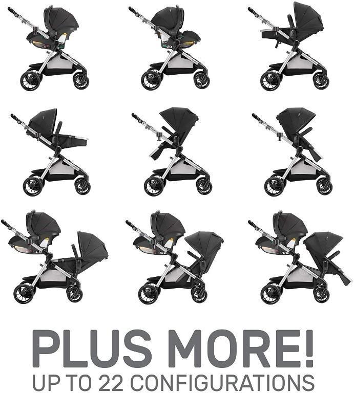 [BML] Evenflo Pivot Xpand, SingletoDouble Convertible Baby Stroller