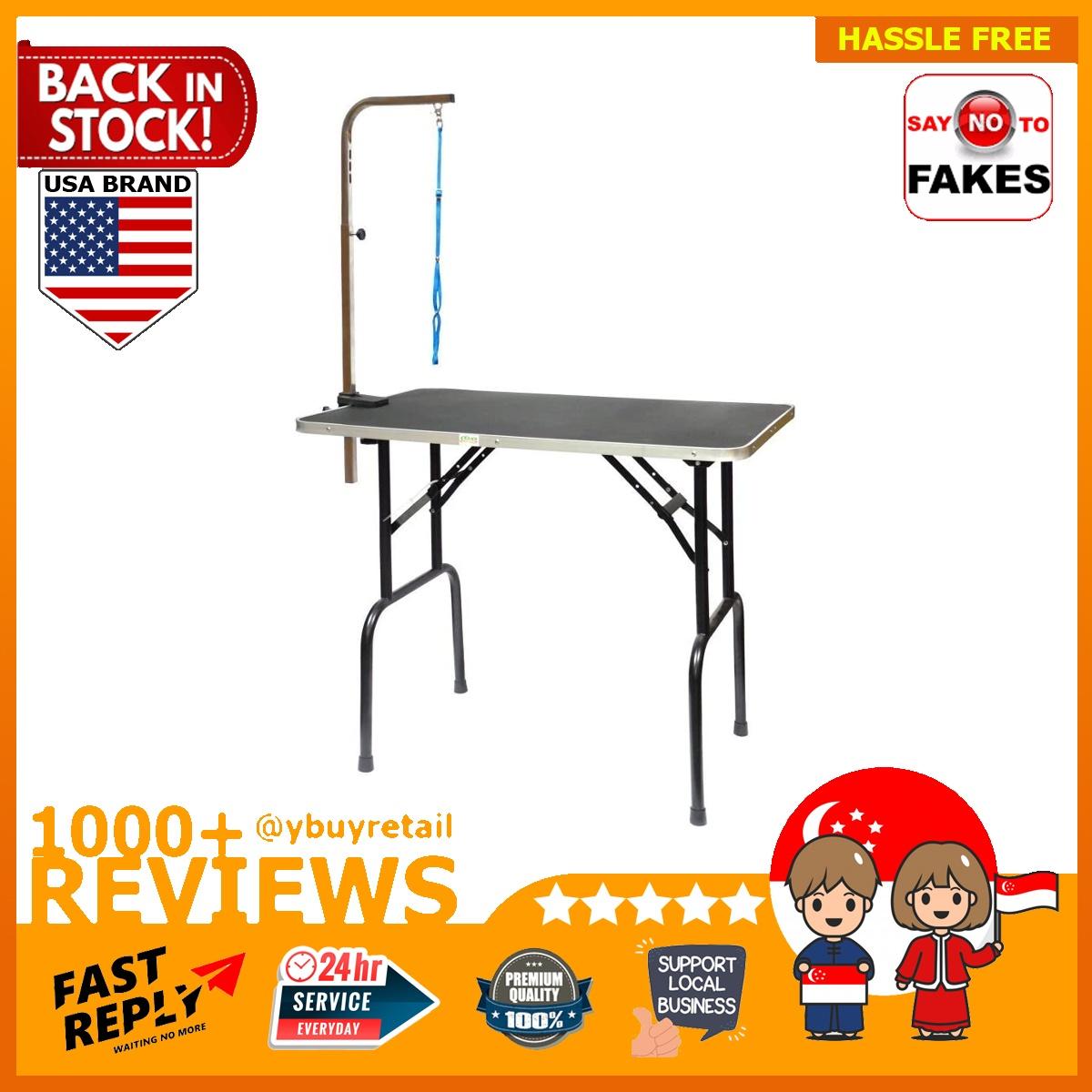 Go Pet Club Pet Dog Grooming Table with Arm 30-Inch 