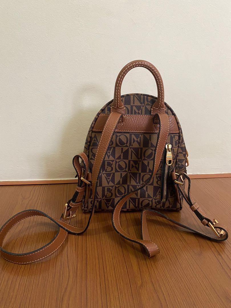 Bonia Black Milagros Women's Bag with Adjustable Strap, Zip-Around  860250-018-08 