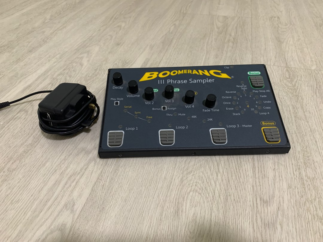 Boomerang 3 Looper Pedal (no output), Hobbies & Toys, Music & Media