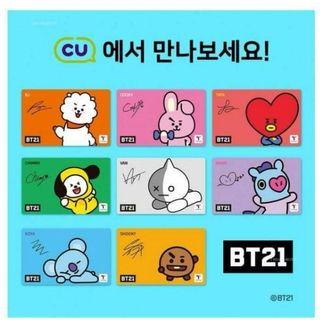 【BT21 宇宙明星】Shooky T-money 卡 韓國地鐵卡