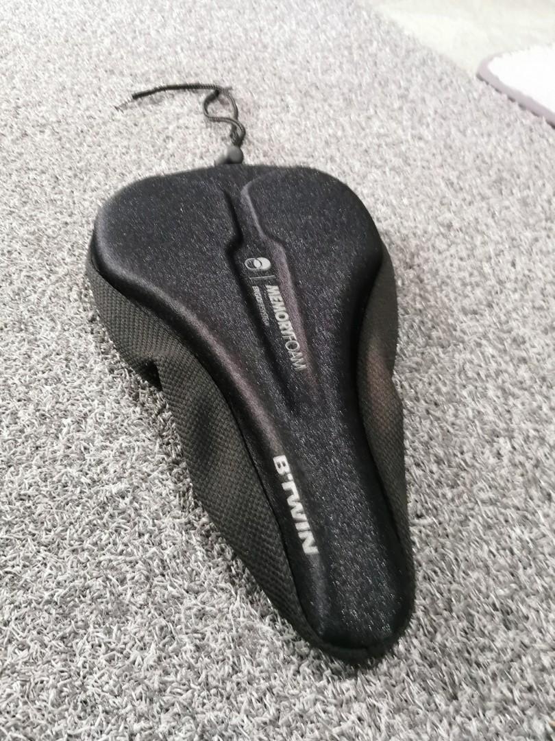 Btwin saddle cover memory foam Sports Equipment Bicycles Parts Parts Accessories on Carousell