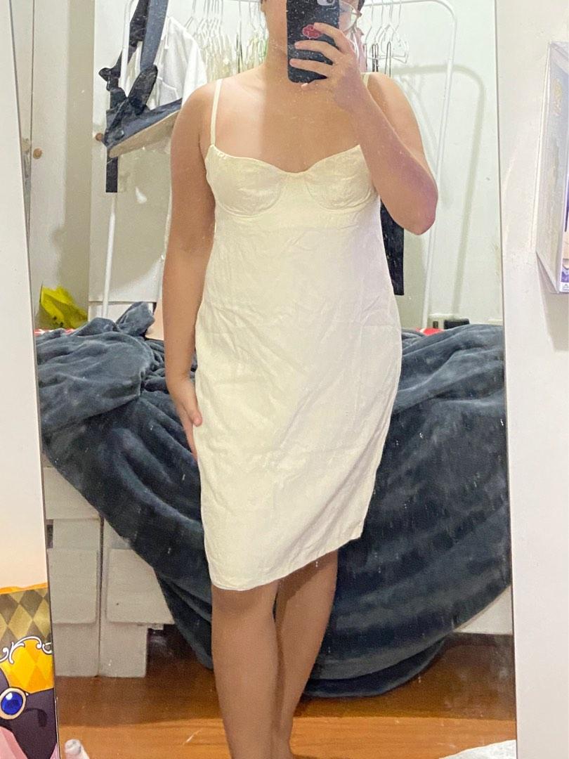 Calvin Klein linen dress /// classy chic casual minimalist dress, Women