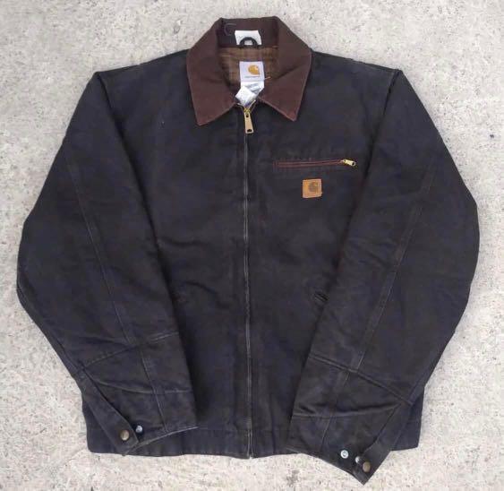 Carhartt Detroit J97 Black Large Jacket Vintage