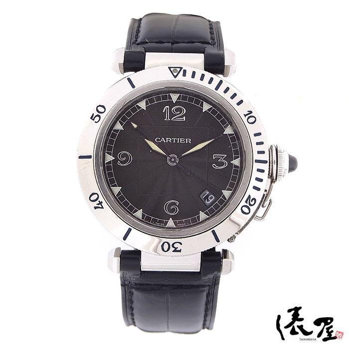 Cartier Pasha grid N° 950 自動上鍊鉑金男士手錶, 名牌, 手錶- Carousell
