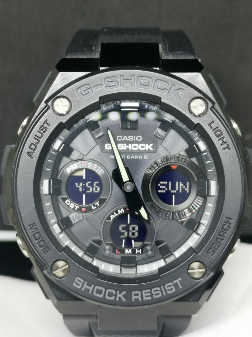 Casio G-shock GST-W100G 日版電波(淨錶), 男裝, 手錶及配件, 手錶