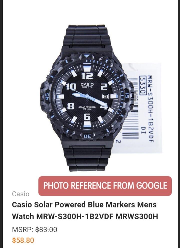 CASIO SOLAR POWERED, Men's Fashion, Watches & Accessories, Watches on ...
