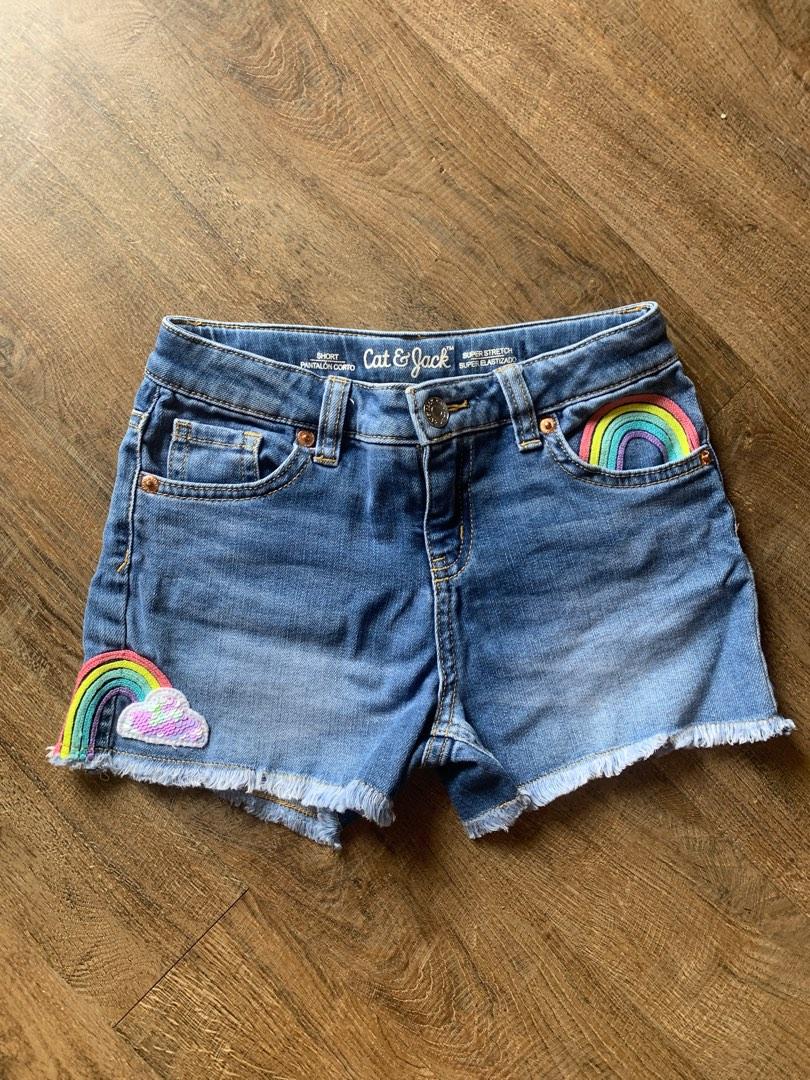Cat and jack new arrivals denim shorts