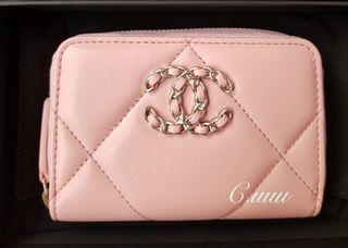 💙RARE UNICORN💙 [FULL SET BNIB] Chanel 19 caviar mini ocase o case pouch zip cardholder wallet purse (top handle vanity mini rectangular coco handle classic flap clutch available)ar