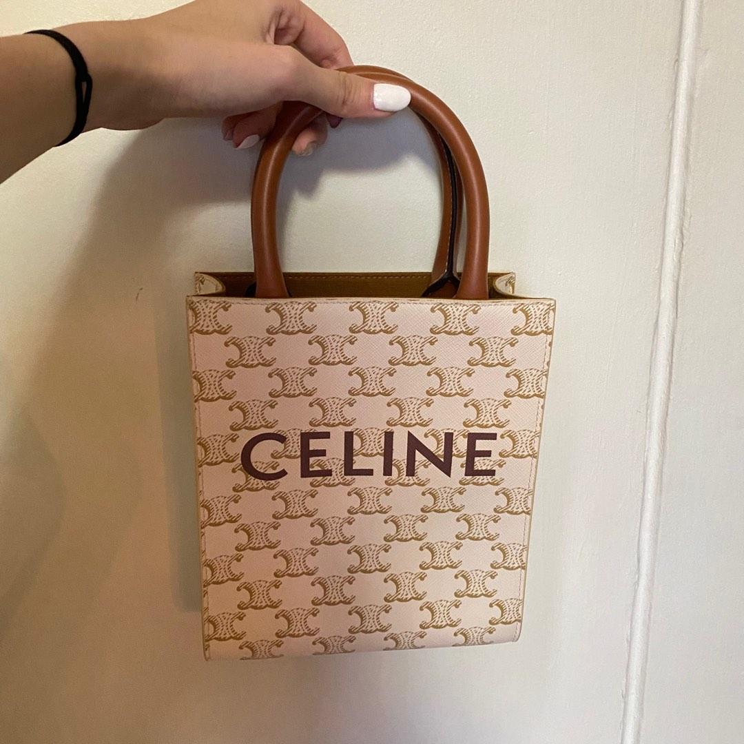 Celine Mini Vertical Cabas Triomphe Canvas Bag, Women's Fashion, Bags &  Wallets, Cross-body Bags on Carousell