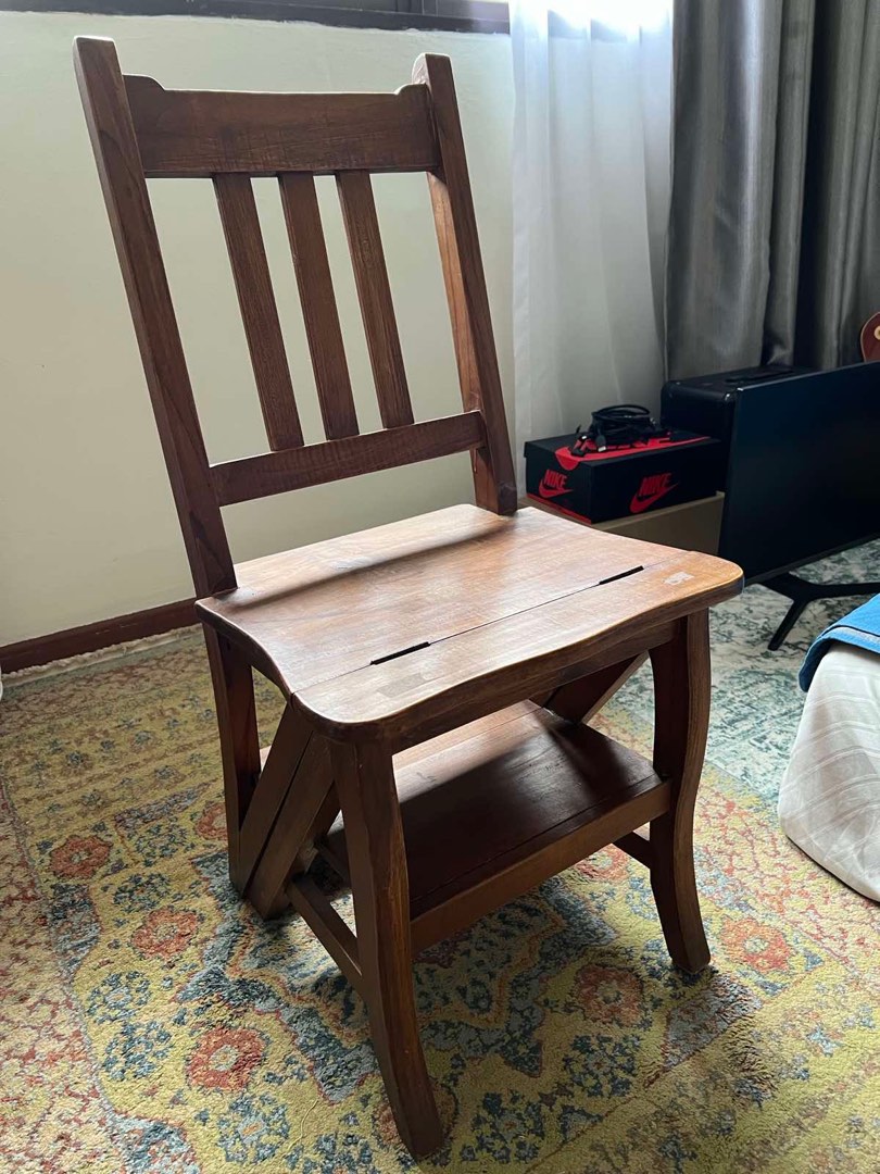 Chair & ladder combo, Furniture & Home Living, Furniture, Chairs on