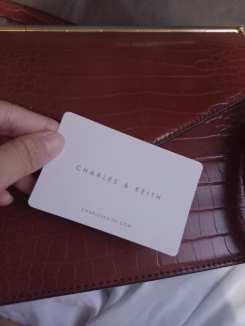 Charles & Keith Angular Flap Crossbody Bag last price posted, Women's