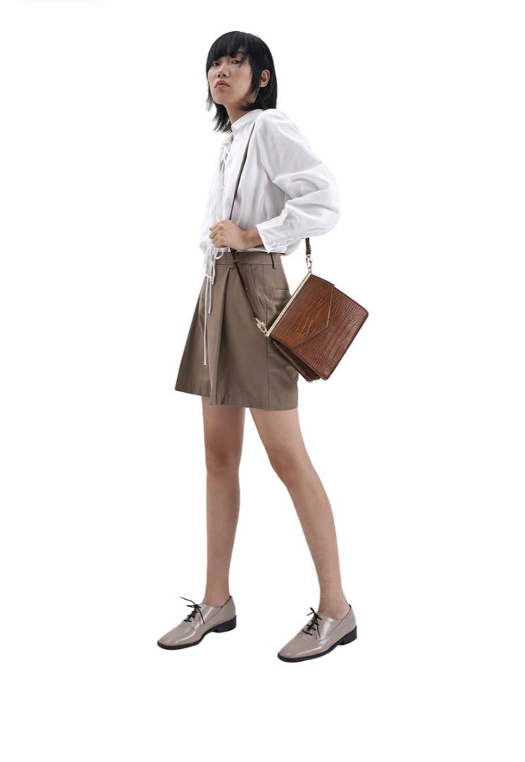 Charles & Keith Angular Flap Crossbody Bag last price posted, Women's