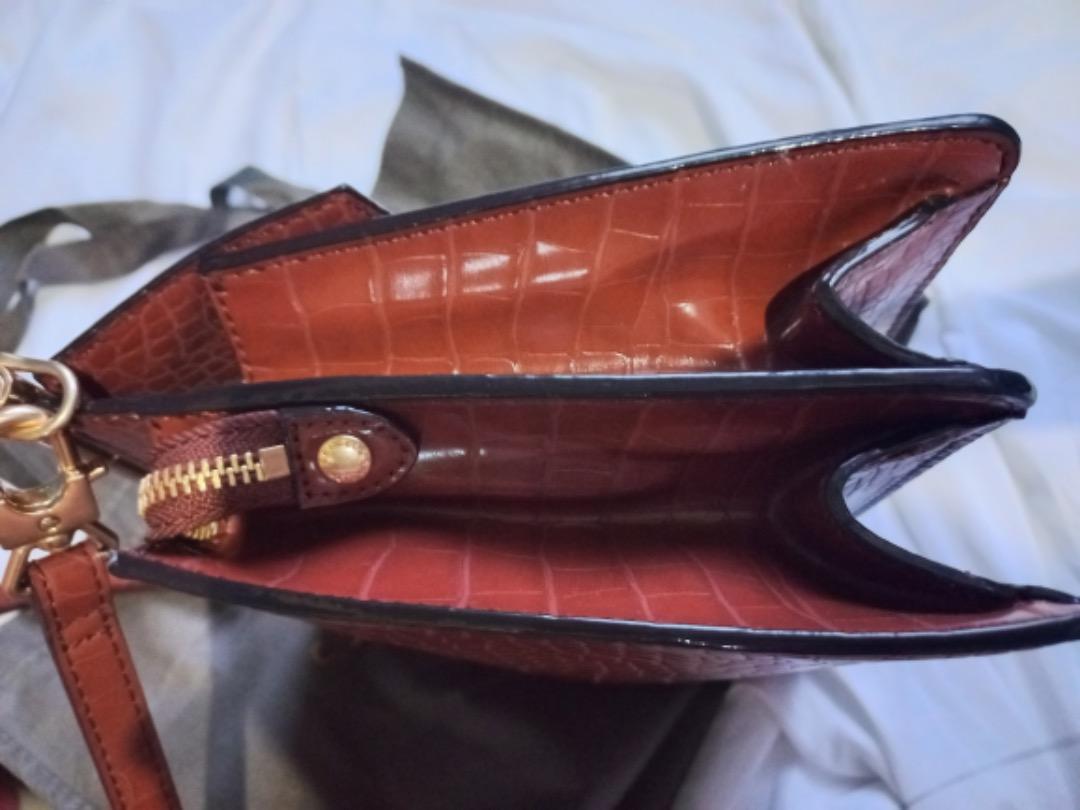 Charles & Keith Angular Flap Crossbody Bag last price posted, Women's