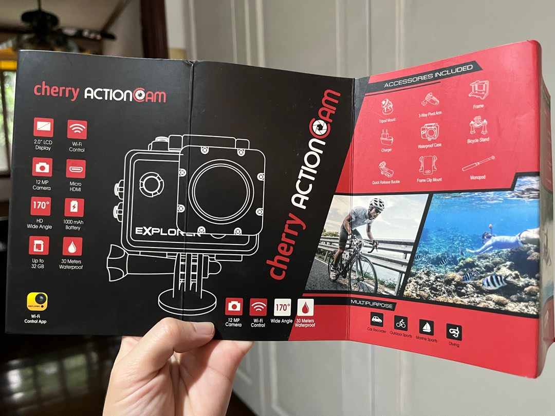 Cherry Action Cam, Photography, Cameras on Carousell