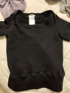 CHLOE original with serial number top with leather detail