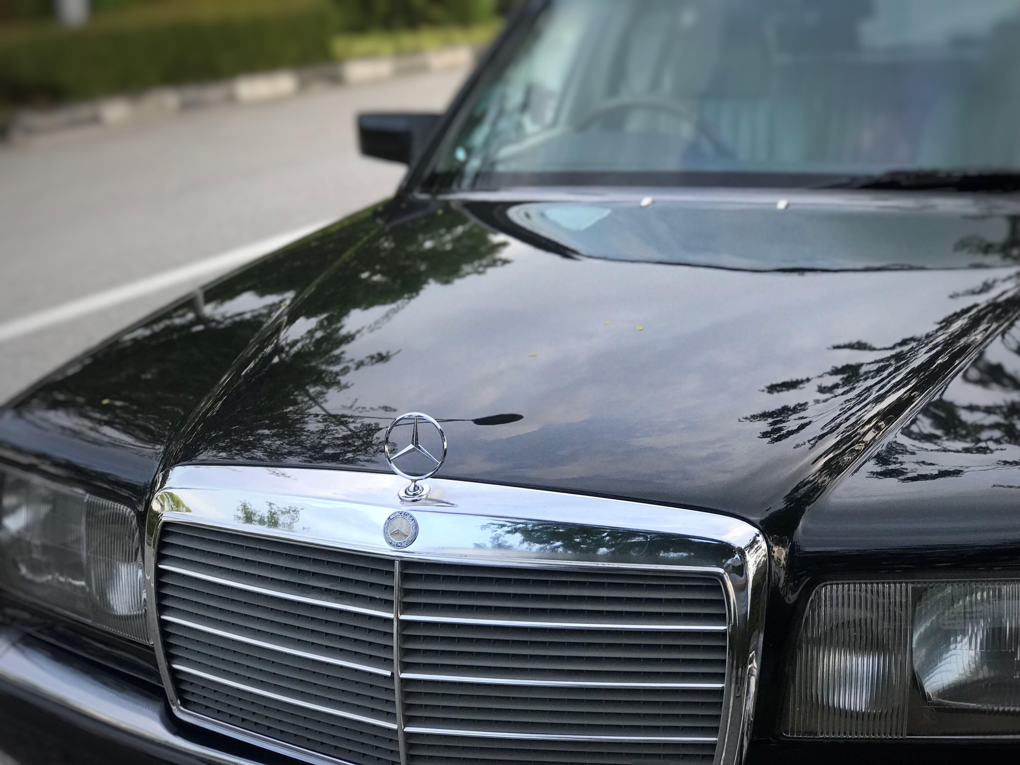 Vintage / Classic Wedding Car Rental (with Driver) Mercedes W126