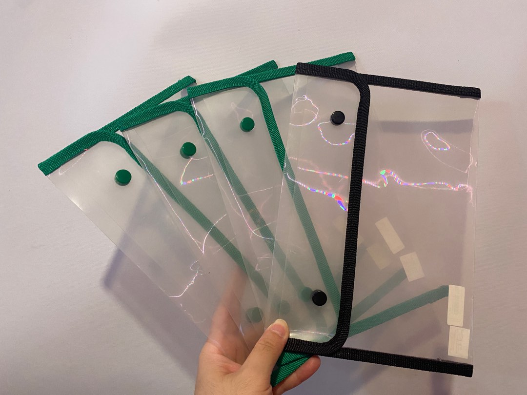 Clear Plastic Envelopes Medium, Hobbies & Toys, Stationary & Craft