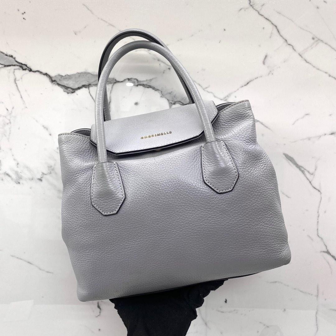 Coccinelle grey shop bag